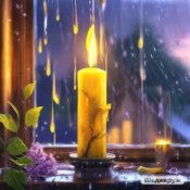 Обкладинка Нейросеть – Барабанит дождь по стёклам